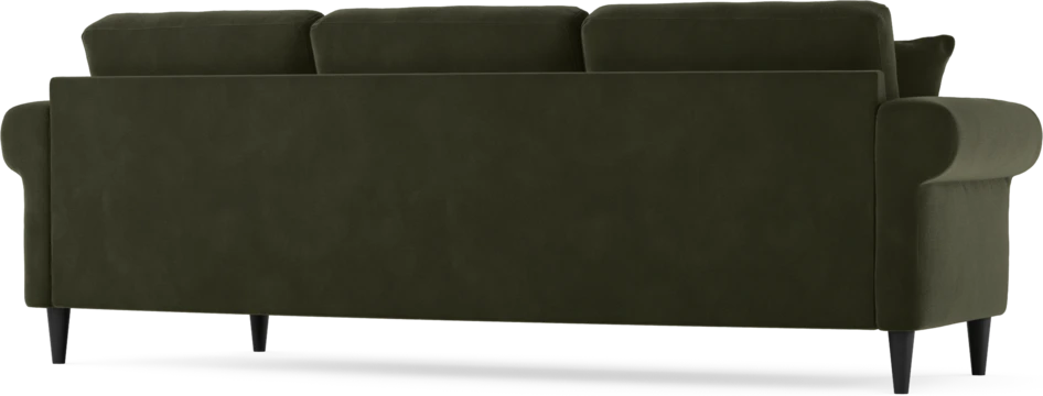 Eden - 3-sits soffa svängd - Grön