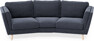 Madison - 3-sits soffa svängd, 70 cm - Blå