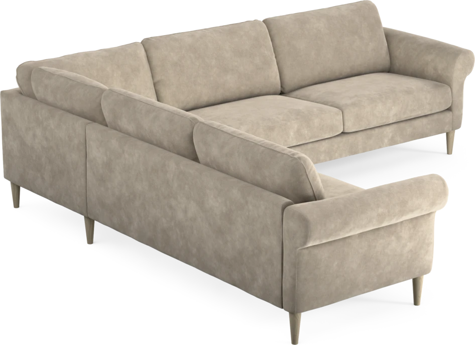 Bridge - Hörnsoffa, 2+3-sits - Beige