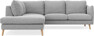 Madison - 2-sits soffa med divan vänster - Grå