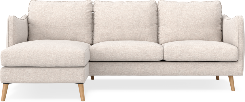 Madison Lux - 2-sits soffa med schäslong vänster - Beige
