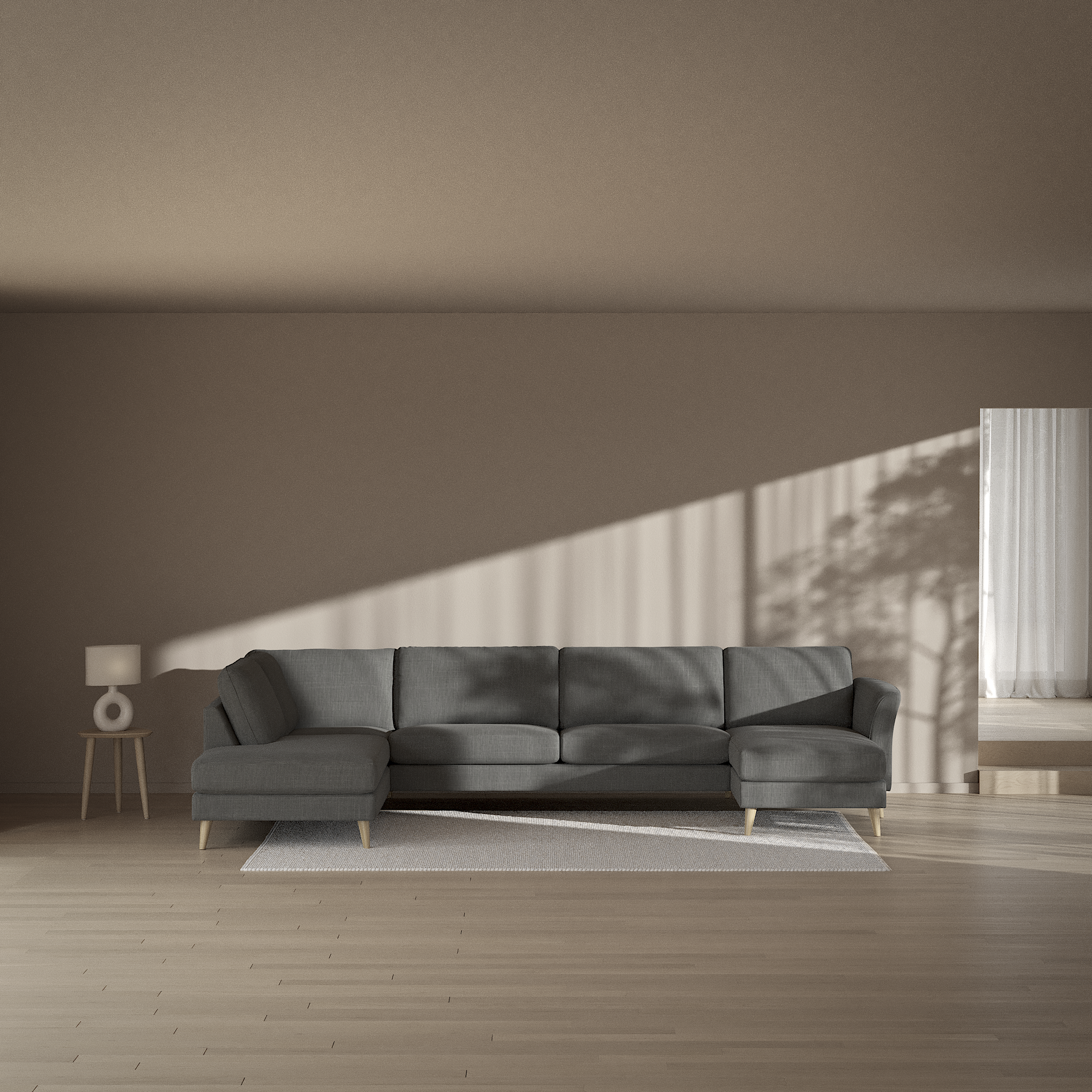 Bridge - 3-sits soffa med divan vänster och schäslong höger - inspiration