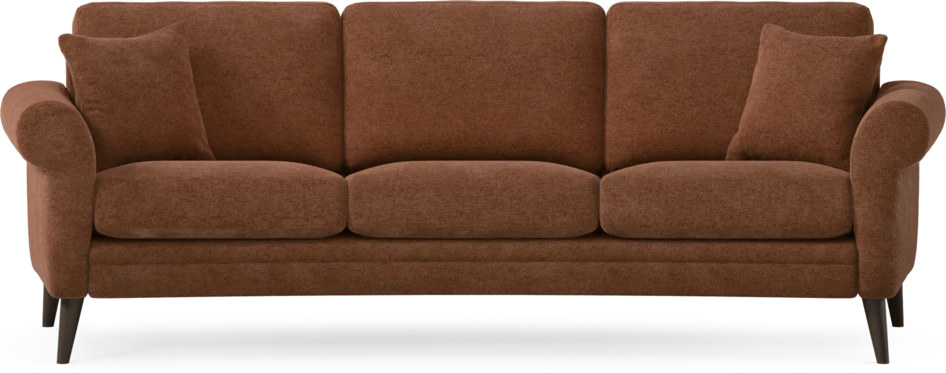 Eden - 3-sits soffa svängd - Orange