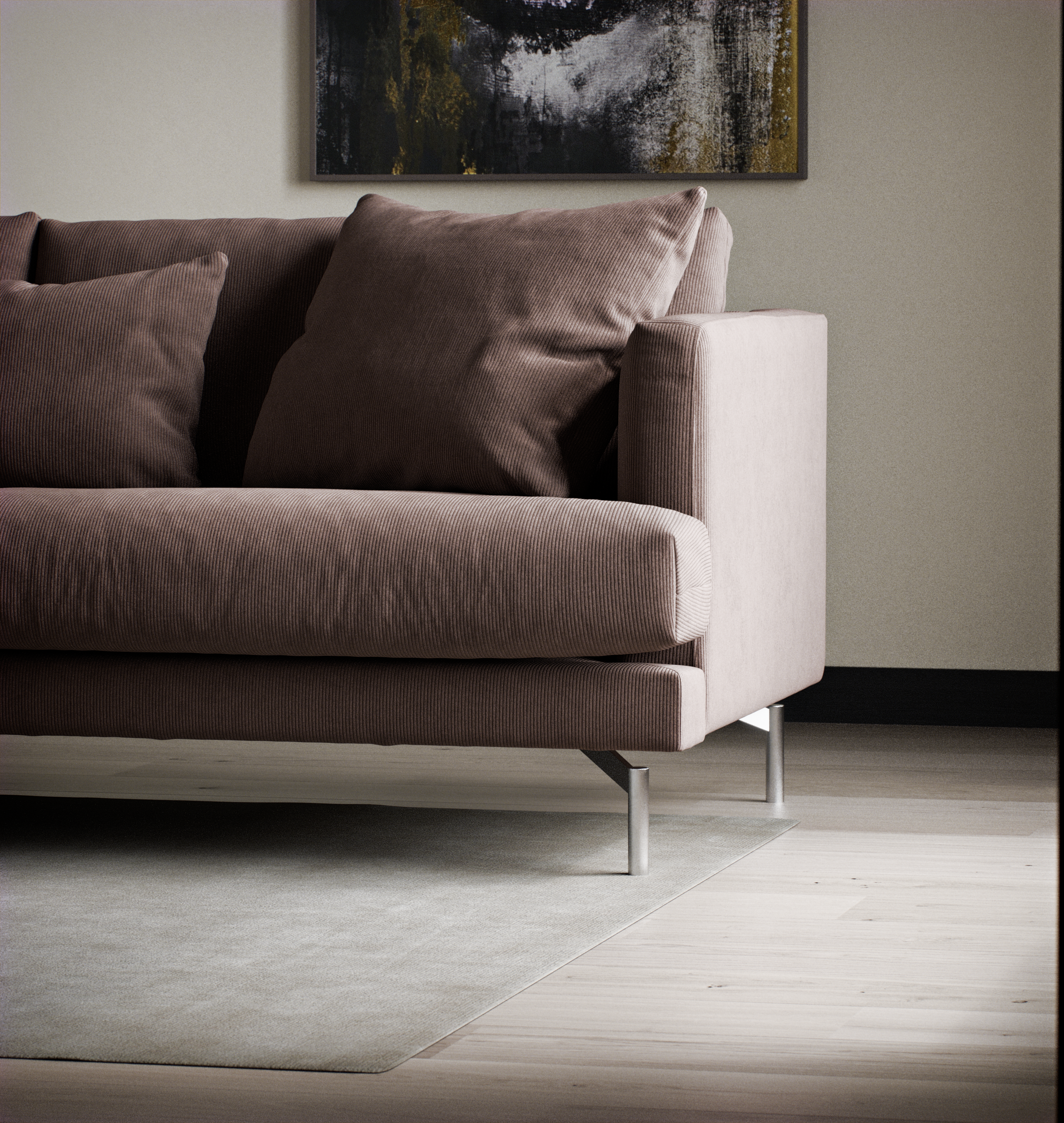 Harper - 3-sits soffa med divan vänster - inspiration