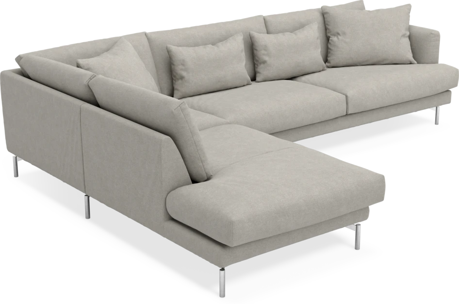 Harper - 3-sits soffa med divan vänster - Beige