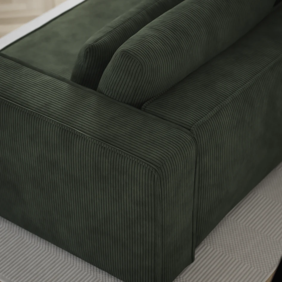 Ide - Bäddsoffa 4-sits - Grön