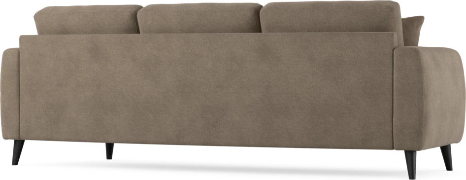 Eden - 3-sits soffa svängd - Brun