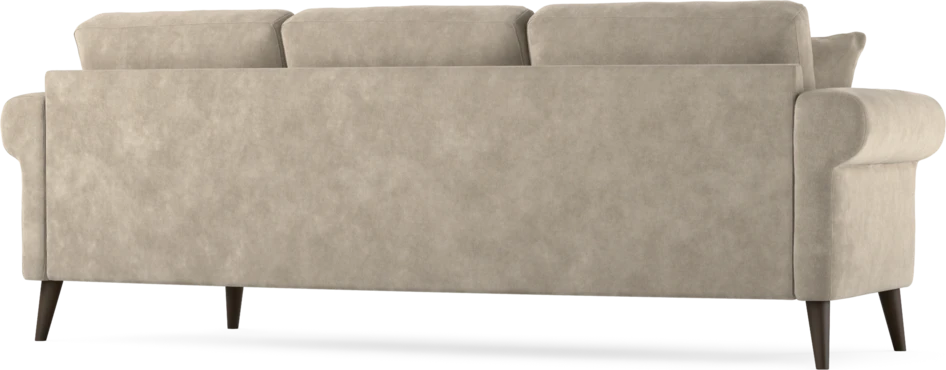 Eden - 3-sits soffa svängd - Beige