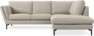 Madison - 2-sits soffa med divan höger - Beige