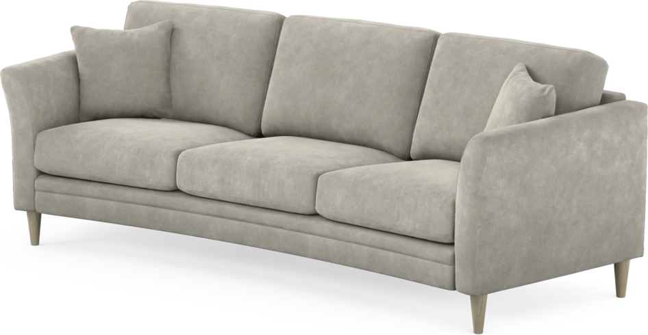 Eden - 3-sits soffa svängd - Grå