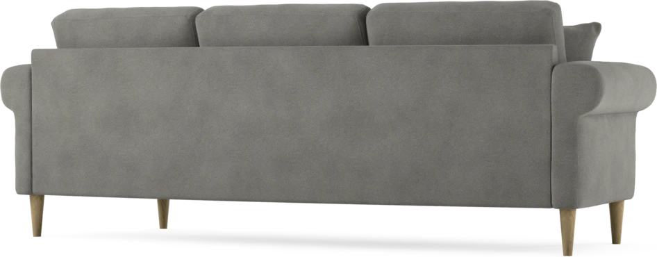 Eden - 3-sits soffa svängd - Grå