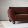 Madison - 2-sits soffa med schäslong höger - Orange