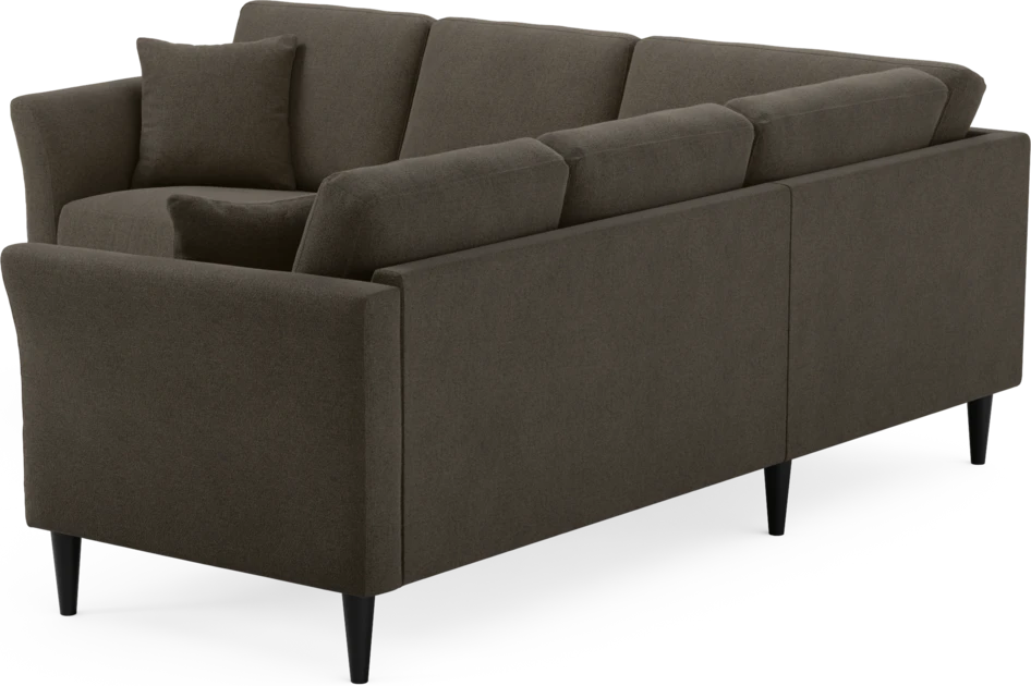 Eden - Hörnsoffa, 2+2-sits - Brun