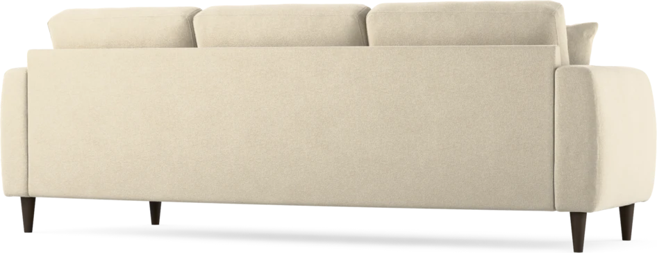 Eden - 3-sits soffa svängd - Beige
