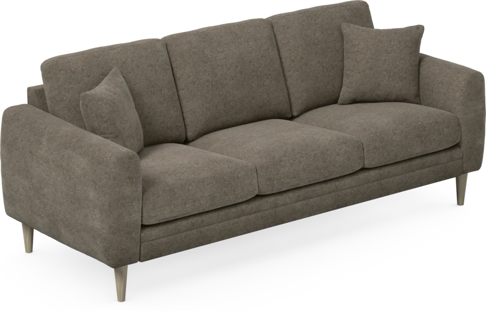 Eden - 3-sits soffa - Brun
