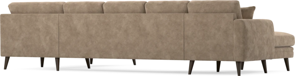 Eden - 3-sits soffa med schäslong vänster och divan höger - Beige