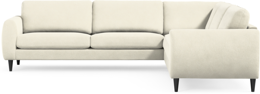 Bridge - Hörnsoffa, 3+3-sits - Vit