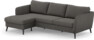 County - 3-sits soffa med flyttbar schäslong - Brun