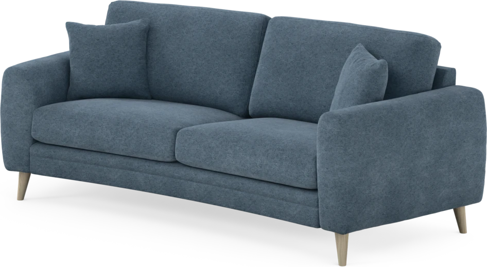 Eden - 2,5-sits soffa svängd - Blå