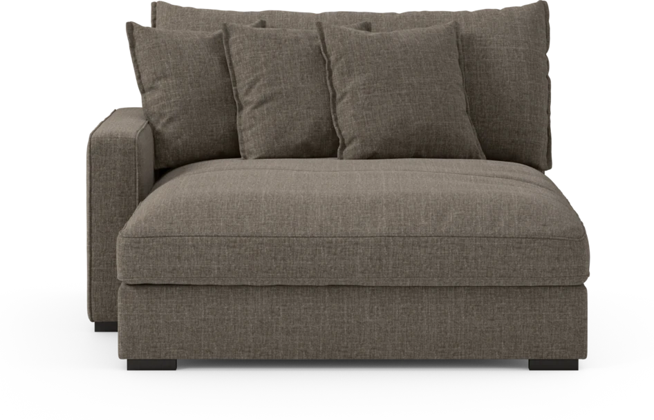 Rossi - Schäslong XL vänster - Brun