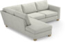 Friday - 2,5-sits soffa med divan vänster - Vit