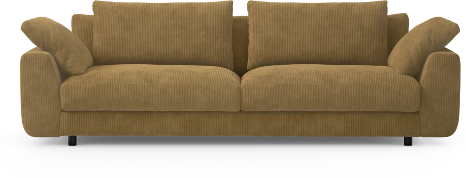 Amie - 4-sits soffa - Gul