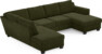 Friday - 3-sits soffa med divan vänster och schäslong höger - Grön