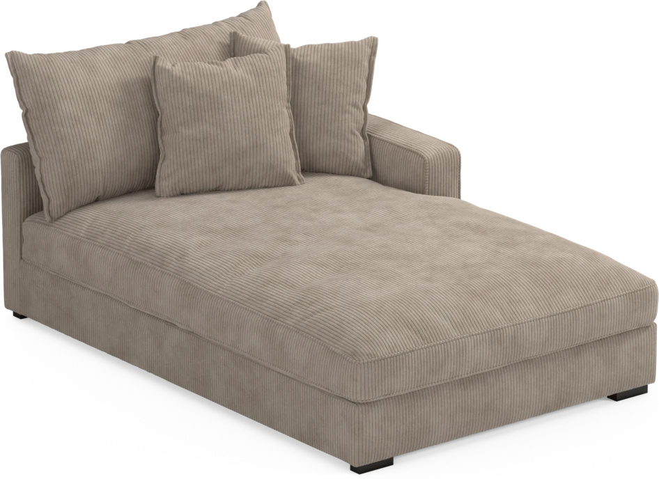 Rossi - Schäslong höger - Beige