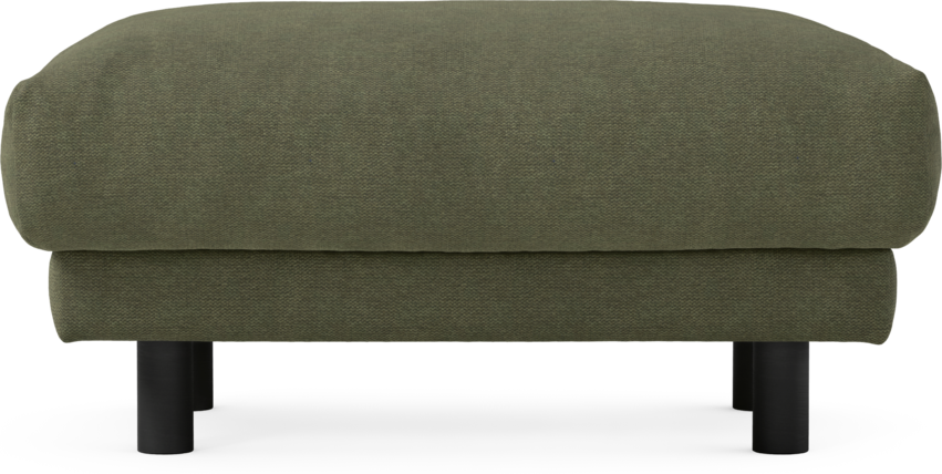 Cherrie - Fotpall 110, fast klädsel - Grön