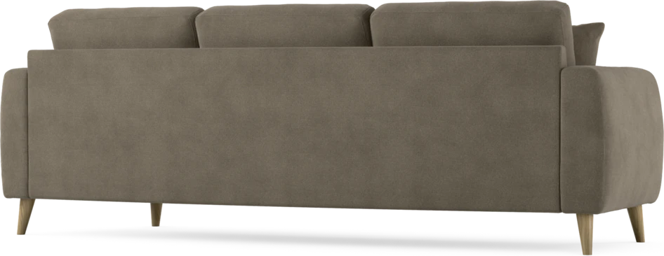 Eden - 3-sits soffa svängd - Beige