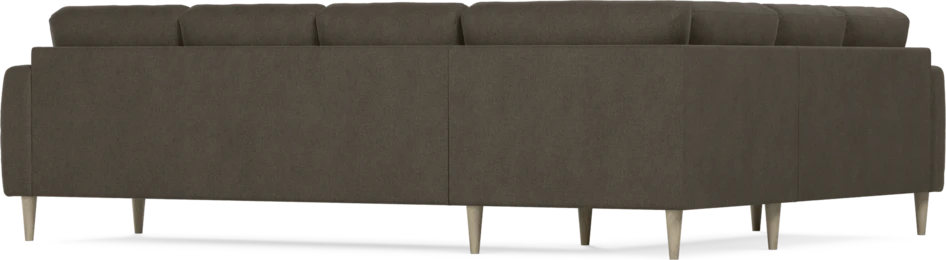 Eden - Hörnsoffa, 2+3-sits - Brun