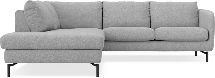 Madison - 2-sits soffa med divan vänster - Grå
