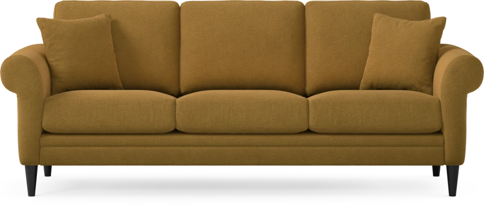 Eden - 3-sits soffa - Gul