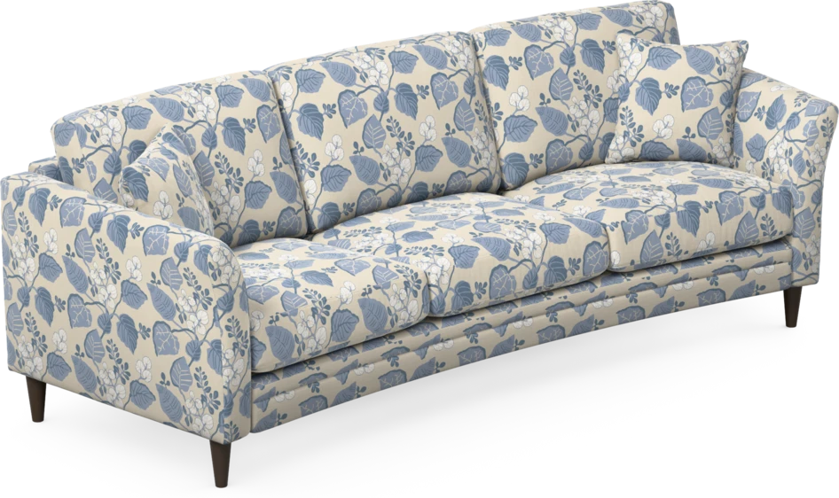 Eden - 3-sits soffa svängd - Flerfärgad