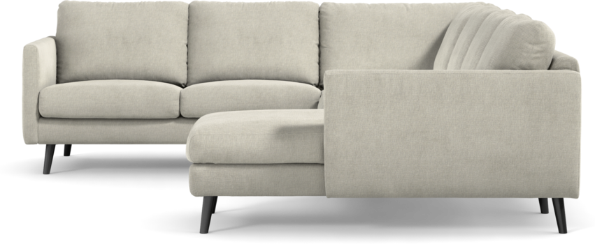 Madison Lux - Hörnsoffa med schäslong höger - Grå