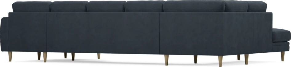 Eden - 3-sits soffa med divan vänster och schäslong höger - Blå