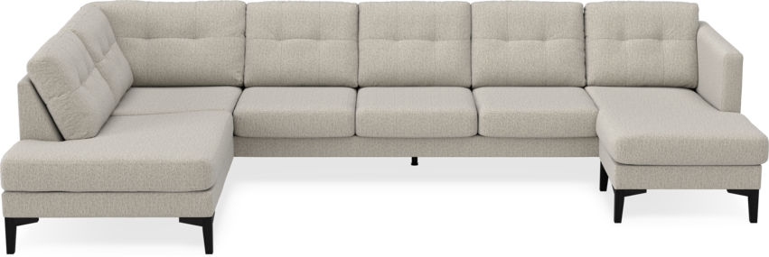Rio - 4-sits soffa med divan vänster och schäslong höger - Beige