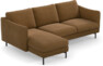 Madison Lux - 2-sits soffa med schäslong vänster - Brun