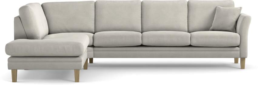 Eden - 3-sits soffa med divan - Grå