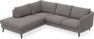 Madison - 2-sits soffa med divan vänster - Grå
