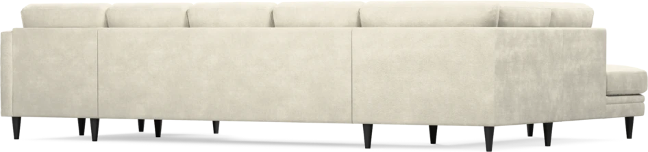 Eden - 3-sits soffa med divan vänster och schäslong höger - Vit