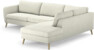 County - 2,5-sits soffa med divan höger - Vit