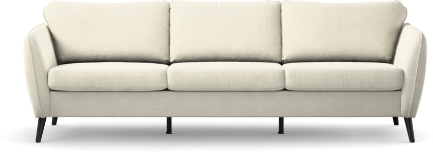 County - 3-sits soffa - Vit