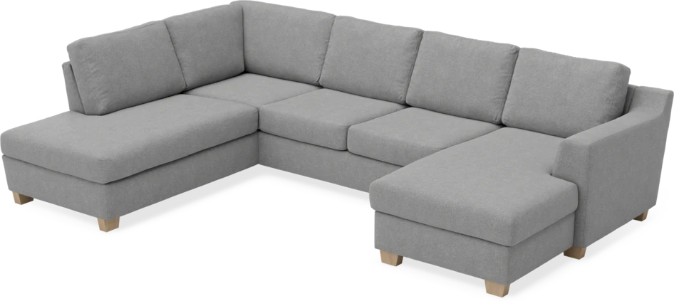 Friday - 3-sits soffa med divan vänster och schäslong höger - Grå