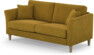 Eden - 2,5-sits soffa - Gul