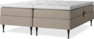 Delux Sense - Ställbar säng, dubbelsäng med bäddmadrass - Beige