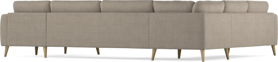 Bridge - Hörnsoffa, 2+3-sits med schäslong höger - Beige