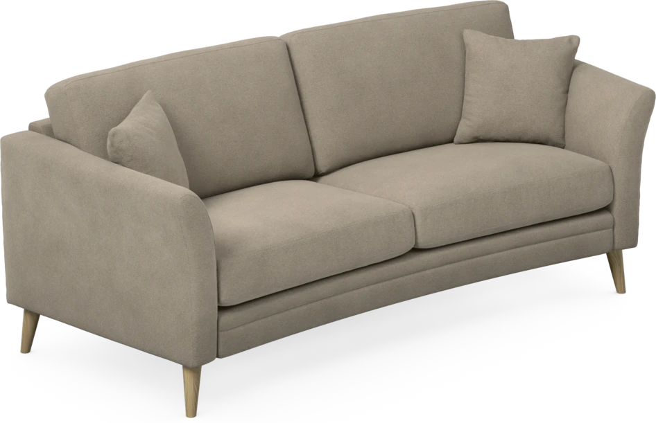 Eden - 2,5-sits soffa svängd - Beige