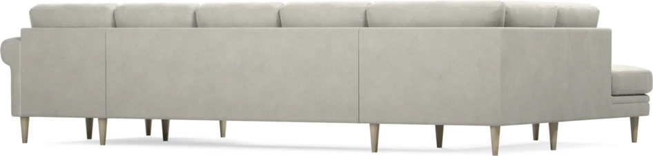 Eden - 3-sits soffa med divan vänster och schäslong höger - Grå