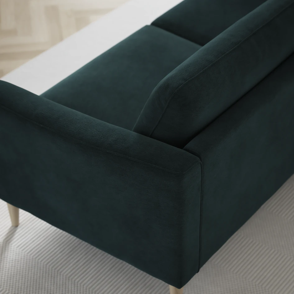 Bridge - 3-sits soffa med schäslong vänster och divan höger - Blå